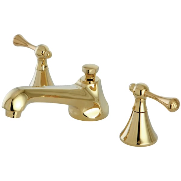KS4472BL 8" Widespread Bathroom Faucet, Polished Brass